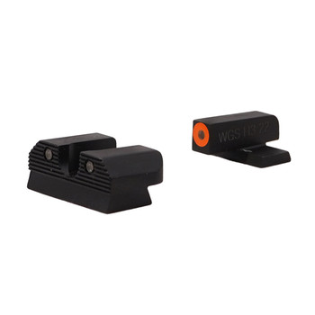 WILLIAMS Triton Pro Series Orange Front/Green Rear Night Sights for Sig P-Series with #8 Front / #8 Rear (626916)