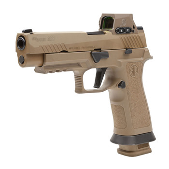 SIG SAUER M17X 9mm 4.7in 3x 21rd Mags Coyote Tan Pistol with ROMEO-M17 Red Dot Sight (M17X-9-RX)