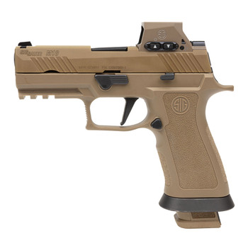 SIG SAUER M18X 9mm 3.9in 3x 21rd Mags Coyote Tan Pistol with ROMEO-M17 Red Dot Sight (M18X-9-RX)