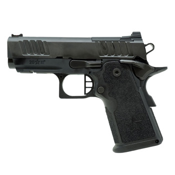 STACCATO 2011 Staccato CS 9mm 3.5in Black DLC Barrel 2x 16rds Mags Flat Trigger OR Pistol (14-1601-000112)