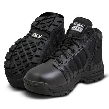 ORIGINAL SWAT Men's Metro Air 5in Side-Zip Black Boots (123101)