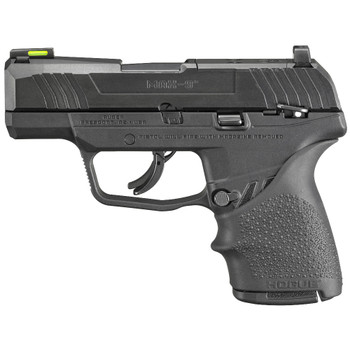 RUGER MAX-9 9mm 3.2in 10rd 2mag Hogue Grip Sleeve Polymer Frame Striker Fired Semi-Automatic Pistol (03502)