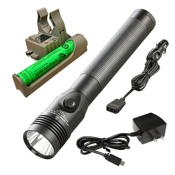 STREAMLIGHT Stinger DS LED HL Rechargeable Flashlight with 120V AC/12V DC Smart Charge Piggyback Charger (75458)