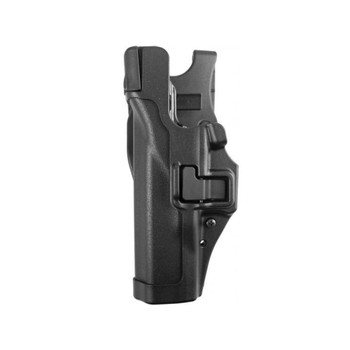 BLACKHAWK Serpa Left Hand Plain Black Duty Holster For Glock  17/19/22/23/31/32 L3 (44H100PL-L)