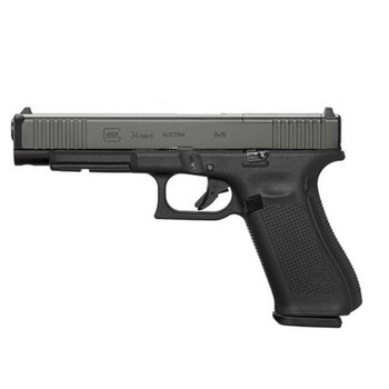 GLOCK G34 Gen5 MOS 9mm 5.31in 17rd Semi-Automatic Pistol (PA343S103MOS)