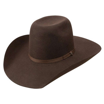 RESISTOL Hooey 4X Day Money Felt Chocolate Cowboy Hat (RWHODM-904222)