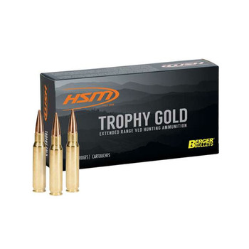 HSM Trophy Gold .30-06 Springfield 168Gr BTHP 20rd Box Rifle Ammo (BER3006168VL)