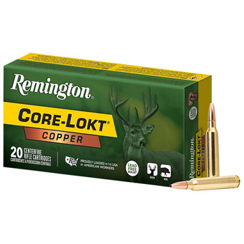 REMINGTON Core-Lokt Copper 300 Win Mag 180 Grain 20rd/Box Rifle Ammo (R27858)