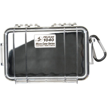 PELICAN 1040 Clear/Black Micro Case (1040-025-100)