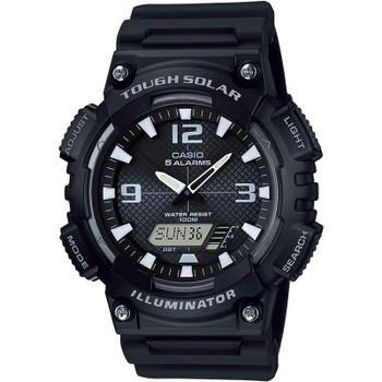 CASIO Men's Solar Power-Analog/Digital-100M Wr Watches (AQS810W-1AVCF)
