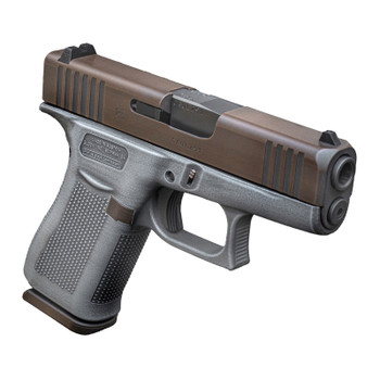 GLOCK 43X Pillager Bronze/Silver Battleworn 9mm 3.41in 2x 10rd Mags Pistol (PX4350201PLGR)