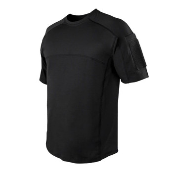 CONDOR OUTDOOR Men's Trident Black Short Sleeve Battle Top (101117-002)