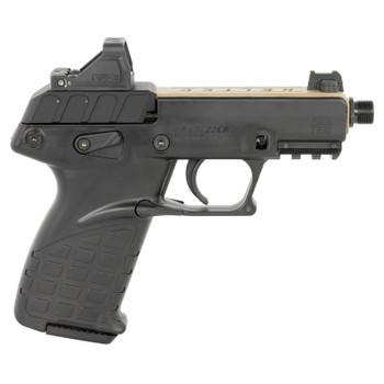 KEL-TEC P17 22 LR 3.8in 16+1rd Tan/Black Pistol with Optic and Holster (P17TANBLKOPTIC)