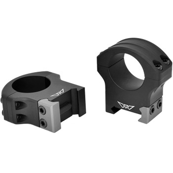 WARNE HyperLite 1in Black High Matte Scope Rings (8502M)