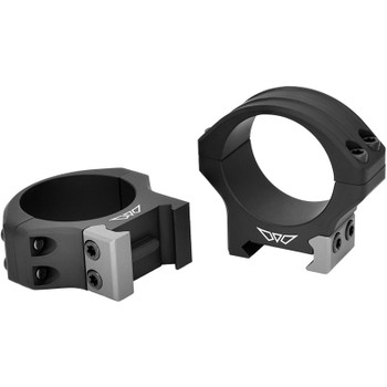 WARNE HyperLite 34mm Black Low Matte Scope Rings (8520M)