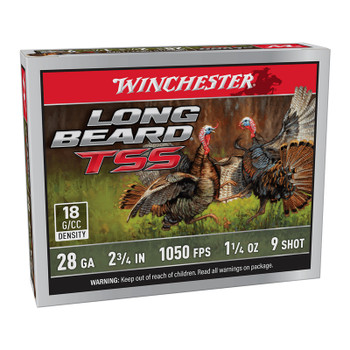 WINCHESTER AMMO 28Ga 2.75in #9 Long Beard TSS 1-1/4oz Shotshell 5rd Box (LBTSS289)