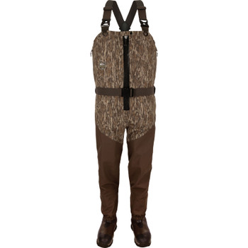 Open-box: DRAKE Uninsulated Guardian Elite HND Front Zip Wader, Color: Bottomland, Size: L/11 (DF2400-006-LRG11) - Great condition, limited use