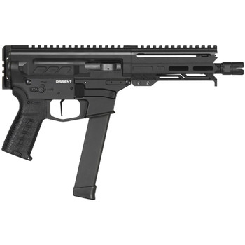 CMMG Dissent MkGs 9mm 6.5in 32rd Armor Black Pistol (99A68A2-AB)