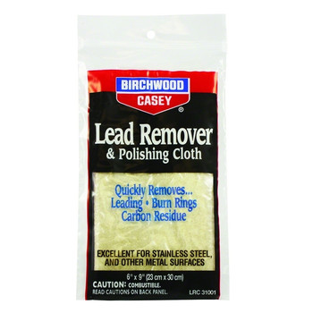BIRCHWOOD CASEY 6x9in Lead Remover And Polishing Cloth (31002)
