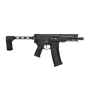 CMMG Dissent Mk4 9mm 6.5in 30rd Armor Black Semi-Auto AR Pistol w/ Brace (94A490F-AB)