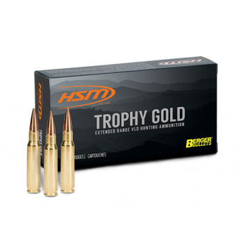 HSM Trophy Gold .300 WSM 210Gr BTHP 20rd Box Rifle Ammo (BER300WSM210)