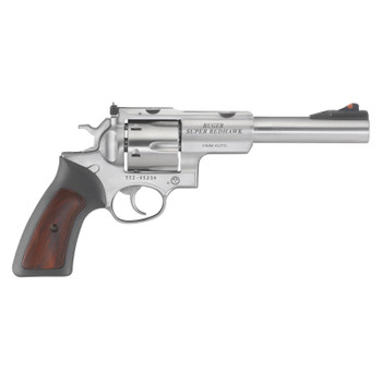 RUGER Super Redhawk 10mm 7.5in 6rd Satin Stainless Double-Action Revolver (5522)