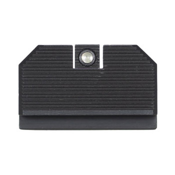 NIGHT FISION Black Front/Blank Rear Optics Ready Stealth Lower 1/3rd Night Sight Set for Walther PDP/PPQ with RMR/507c/508t (WAL-277-330-353-ZGZX)