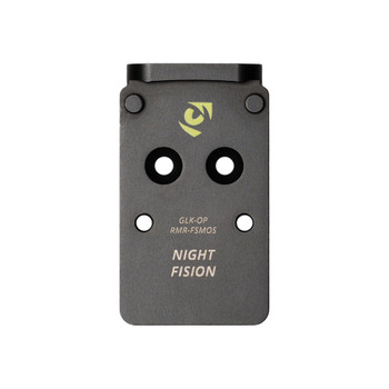 NIGHT FISION Optic Mounting Plate for Glock MOS to RMR Footprint (GLK-OP-RMR-FSMOS)