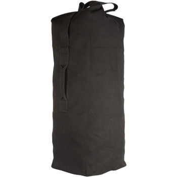 FOX OUTDOOR GI Style 21x36 Top Load Black Duffle Bag (40-13 BLACK)