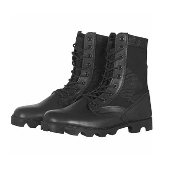 FOX OUTDOOR Vietnam Black Jungle Boots, Size 10 (TREK-BLACK-10)