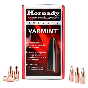 HORNADY Varmint 30 Cal 110Gr Spire Point Rifle Bullets (3010)