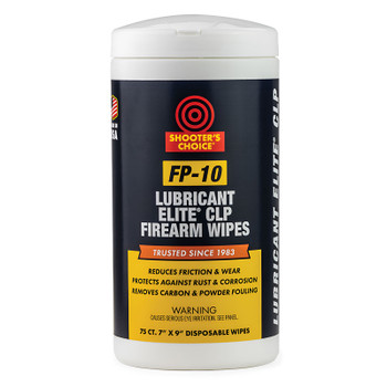 SHOOTERS CHOICE FP-10 Lubricant Elite CLP Wipes (SHF-75C-FP10)