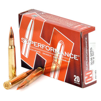 HORNADY Superformance 30-06 Springfield 180Gr SST Rifle Ammo (81183)