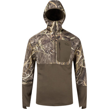 DRAKE Men's MST Offset 2.0 Habitat Half Zip Hoodie (DW0030-022)