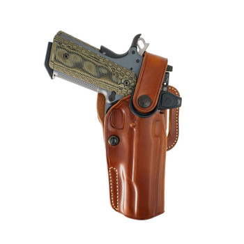 GALCO APO Strongside/Crossdraw Tan Right Hand Belt Holster For Colt 5in 1911 (APO212R)