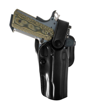 GALCO APO Strongside/Crossdraw Black Right Hand Belt Holster For Colt 5in 1911 (APO212RB)