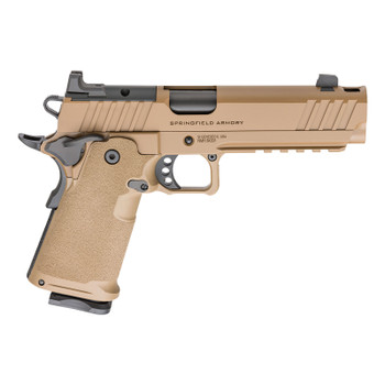 SPRINGFIELD ARMORY 1911 DS Prodigy Comp AOS 9mm 5in Low Capacity 2x10rd Coyote Brown Pistol (PH9119AOSCBLC-COMP)