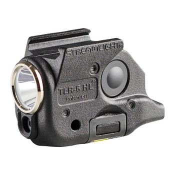 STREAMLIGHT TLR-6 HL G White LED/Green Laser 300 Lumens Black Rechargeable Tactical Weapon Light for Glock 43X/48 MOS (69355)