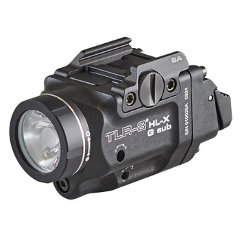 STREAMLIGHT TLR-8 HL-X G Sub USB Black Weapon Light with Green Laser for 1913 Short Railed (69479)