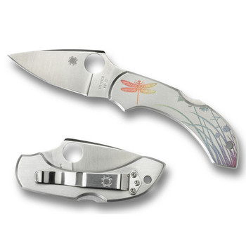 SPYDERCO 2.313in Dragonfly Folding Knife (C28PT)