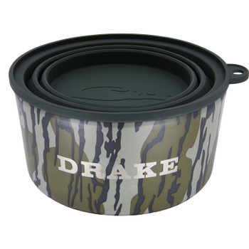 DRAKE Team Gun Dog Insulated Stainless Steel Original Bottomland Dog Bowl with Lid (GD0072-024)