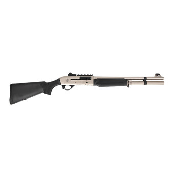 MILITARY ARMS CORPORATION 2 Tactical Marine 12 Gauge 18.5in 5rd Nickel Shotgun (21000158)