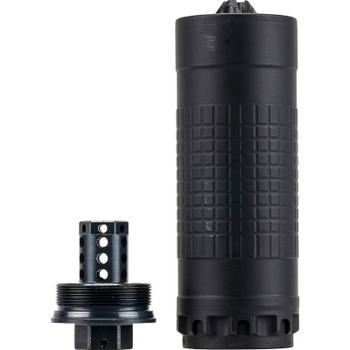 IWI 6mm Black Silencer with Direct Thread 1/2-28 HUB-T Mount (IWS6K)