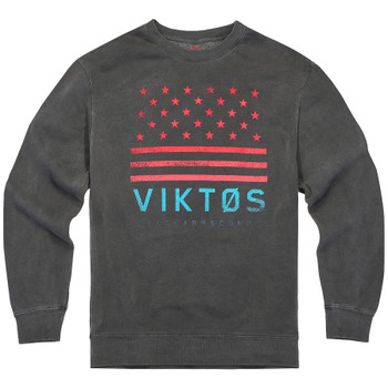 VIKTOS Men's Beach Break Fleece Vintage Black Crew (19245)