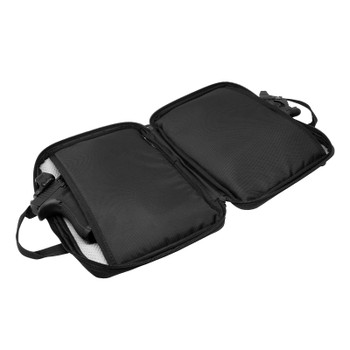 GRITR Double Handgun Sleeve - Soft Gun Case with ID Patch & Lockable Zippers, Black
