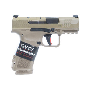 CANIK Mete MC9 L 9mm 3.18in 10rd Flat Dark Earth Semi-Auto Pistol, California Compliant (HG7884CAD-N)