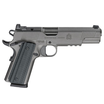 SPRINGFIELD ARMORY 1911 Operator AOS .45 ACP 5in 2x 8rd Mags Tungsten Gray Pistol (PO9230TAOS)