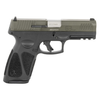 TAURUS G3 9mm 4in 15rd/17rd Black/OD Green Semi-Auto w/ Restrike Pistol (1-G3B94B)