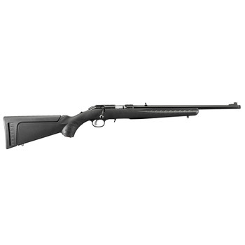 RUGER American Rimfire 22 WMR 18in Threaded Barrel 9rd Black Synthetic Stock Bolt-Action Rifle (8322)