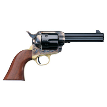 UBERTI 1873 Cattleman Brass 9mm Parabellum 5.5in 6-Shot Case-Hardened Single-Action Revolver (356211)